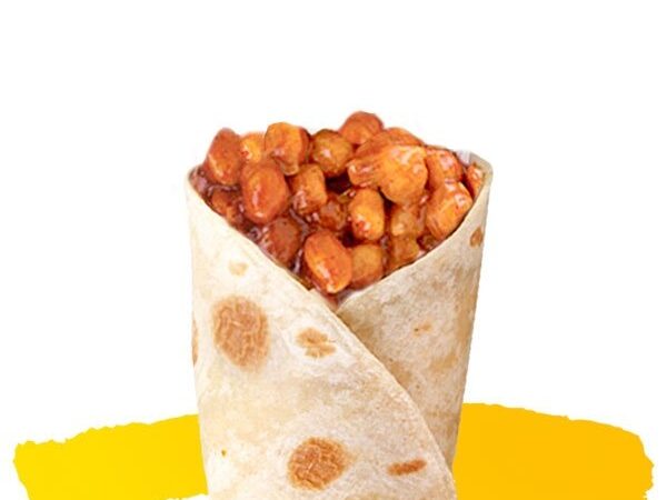 Chatpate Chole Wrap